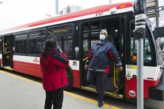 <b>疫情走缓 天辰内部主管多伦多公交车准备恢复运</b>